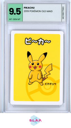 PIKACHU POKEMON OLD MAID - 2019 - - - MINT-CARDS MT-GEM MT 9.5 - Image 1