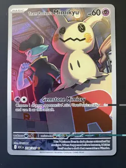 Pokemon Team Rocket's Mimikyu IR Ascended Heroes 238/217 Card English - Image 1