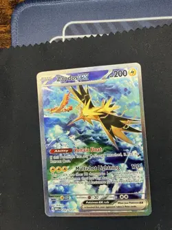 Pokemon TCG Zapdos EX Scarlet & Violet 151 Sir NM/M Condition - Image 2