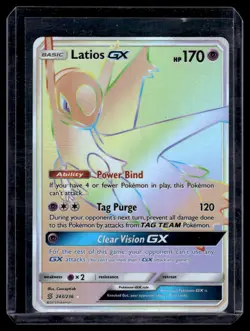 2019 Pokemon Unified Minds Secret Rare Latios Gx 243/236 (CF) - Image 1