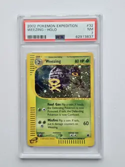 Pokemon Weezing 32/165 - Holo - PSA 7 - Image 1