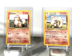 Growlithe & Arcanine - 1999 Base Set Pokemon Card - Image 1