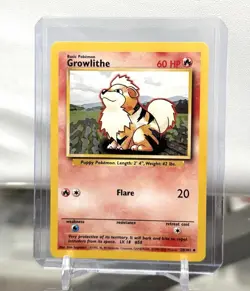 Growlithe & Arcanine - 1999 Base Set Pokemon Card - Image 3