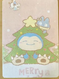 Anime HOLIDAY STYLE Snorlax Fan Full Art Pokemon Custom Card/perfect bookmark - Image 3