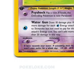 Slowpoke - 73/111 - 1st EDITION - Neo Genesis - Pokemon TCG - [NM] - Image 2