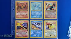Pokemon TCG Legendares - Birds Trio Articuno Moltres Zapdos - 6 card lot - Image 1
