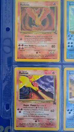 Pokemon TCG Legendares - Birds Trio Articuno Moltres Zapdos - 6 card lot - Image 2