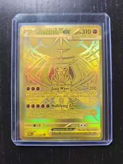 Pokemon TCG Mega Zygarde EX 124/088 Gold Mega Hyper Rare Perfect Order - Image 4