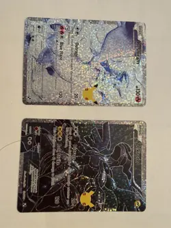 Pokemon TCG Celebrations 25th Anniversary Reshiram And Zekrom Full Art Near - Image 1