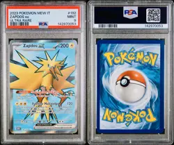 POKEMON PSA 9 ZAPDOS EX ULTRA RARE 192/165 SET 151 ITALIANO 2023! - Image 3