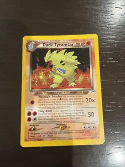 Pokemon Dark Tyranitar 11/105 Holo Neo Destiny - Image 1