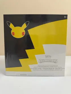 POKEMON CENTER EXCLUSIVE Celebrations Elite Trainer Box ETB [NEW and SEALED] - Image 2
