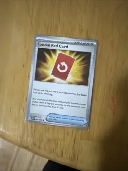 Pokemon Special Red Card 082/086 CRI Chaos Rising English NM -IN HAND! - Image 1