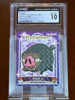 Pokemon Lechonk #8 Marumiya Japanese CGC 10 Gem Mint - Image 3