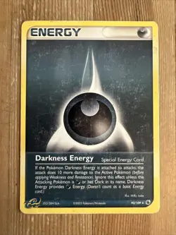 Darkness Energy 93/109 Pokemon EX Ruby & Sapphire 2003 - Pokemon Card DMG - Image 1