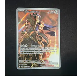 Pokemon Zamazenta Illustration Rare Holo Sv10: Destined Rivals 201/182 130 HP - Image 1