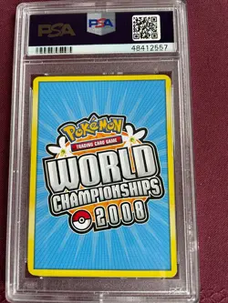 2008 POKEMON CARD PROMO GOLD STAR JOLTEON WORLD CHAMPIONSHIPS PSA 6 - Image 2