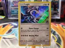 Pokemon TCG Lugia Holo Rare 131/181 Sun Moon Team Up Card NM - Image 1