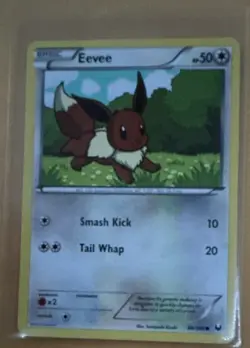 Pokemon Eevee Common Dark Explorers 84/108 Basic 50HP Regular English - Image 1