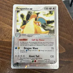 Pokemon TCG Dragonite EX Holo Rare Card 90/97 - Image 1