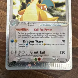 Pokemon TCG Dragonite EX Holo Rare Card 90/97 - Image 3