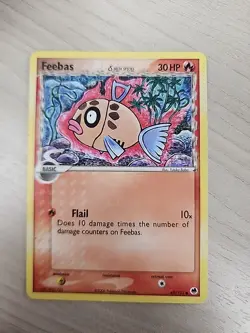 Pokemon Feebas 49/101 EX Dragon Frontiers Delta Species Reverse Holo 2006 - Image 1