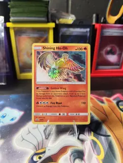 Pokemon TCG Shining Ho-Oh SM Black Star Promo Card SM70 - Image 1