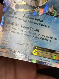 Pokemon TCG Vaporeon EX Generations Card 24/83 - Image 2
