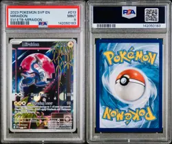 POKEMON PSA 9 MIRAIDON FULL ART #013 PROMO SCARLET e VIOLET ENGLISH 2023! - Image 3