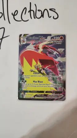 Pokemon TCG Blaziken VMAX Trainer Gallery TG15/TG30 SWSH Silver Tempest NM - Image 2