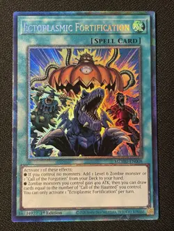 MZMU-EN008 Ectoplasmic Fortification Collector's Rare YuGiOh! NEW - Image 1