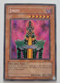 JP) Yugioh - Konami - Yu-Gi-Uh! - Jinzo - PSV-000 - Trading Card - Image 1