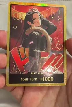 DON!! Card (Boa Hancock) (Gold) Extra Booster: One Piece Heroines Edition NM - Image 2