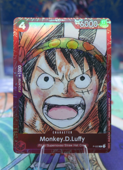 Monkey D Luffy Premium Card Collection ONE PIECE FILM RED PROMO P-022 Near Mint - Image 1