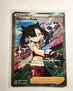Marnie's Pride (Full Art) 171/172 Near Mint SWSH09: Brilliant Stars Pokemon Ship - Image 1