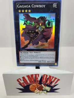 YuGiOh Gagaga Cowboy ABYR-EN041 1st Edition Super Rare NM - Image 1