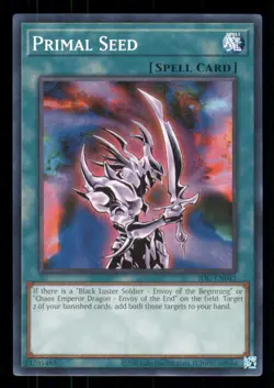 Yugioh Primal Seed #IOC-EN042 Invasion of Chaos (25th Anniversary Edition) NM - Image 1