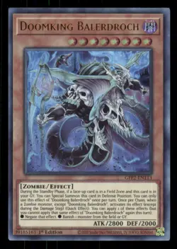 Yugioh Doomking Balerdroch #GFP2-EN113 The 2nd Haunting Ultra Rare NM - Image 1