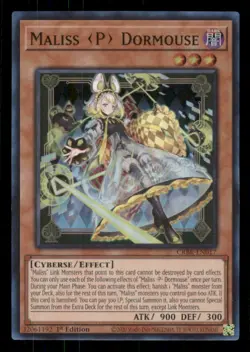 Yugioh Maliss P Dormouse #CRBR-EN017 Crossover Breakers Super Rare NM - Image 1