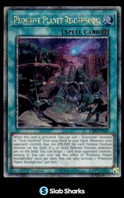 2024 YU-GI-OH! 25TH ANNIVERSARY EN 1ST ED. PRIMITIVE PLANET REICHPHOBIA SR - Image 1
