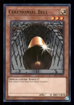 Yugioh Ceremonial Bell #SRL-EN092 Spell Ruler (25th Anniversary Edition) NM - Image 1