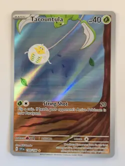 Pokemon TCG Tarountula Illustration Rare Card Scarlet & Violet Base Set 199/198 - Image 1