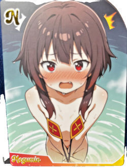 Megumin N-19 GP2 Genki Parade 2 Goddess Story Anime Waifu Card - Image 1