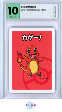 CHARMANDER POKEMON OLD MAID - 2019 - - - MINT-CARDS GEM MT 10 - Image 1