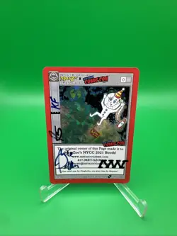 Metazoo TCG 2021 NEW YORK Comic Con Promo NM X NYCC Artist Signed Card - Image 1
