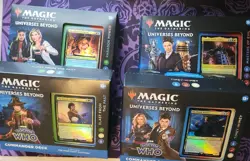 Magic the Gathering MTG Dr. Who Commander 4-Deck-Set Sealed Free Shipping - Image 1