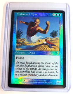 Mahamoti Djinn Magic the Gathering 7th Edition Foil #84 - Image 1