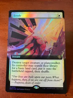Erode (Extended Art) Secrets of Strixhaven Foil - Image 1