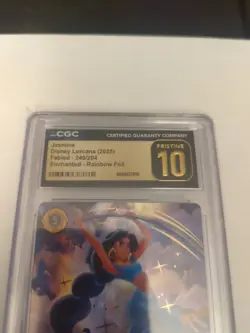 lorcana jasmine fearless princess enchanted CGC Pristine 10 - Image 3