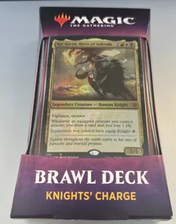 Knights Charge Brawl Deck Magic the Gathering MTG Throne of Eldraine Sealed New 630509829798 - Image 1